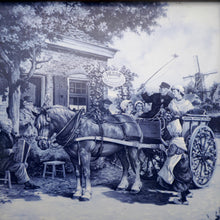 Charger l'image dans la galerie, Royal Mosa Holland. Carreau en céramique vintage bleu Delft.