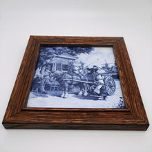 Charger l'image dans la galerie, Royal Mosa Holland. Carreau en céramique vintage bleu Delft.