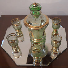 Charger l'image dans la galerie, De Rupel Boom ? Service à liqueur en verre vintage Le charme des violettes - Brocante en ligne