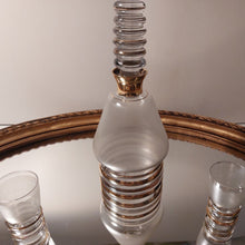 Charger l'image dans la galerie, Service à liqueur en verre Art déco Le charme des violettes - Brocante en ligne