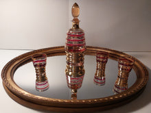 Charger l'image dans la galerie, Service à liqueur en verre vintage, Années 1950