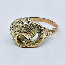 Charger l'image dans la galerie, Bague en or 14 carats sertie de 21 diamants taille rose, vers 1880–1910 Le Charme des Violettes - Brocante en ligne
