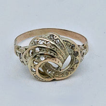 Charger l'image dans la galerie, Bague en or 14 carats sertie de 21 diamants taille rose, vers 1880–1910 Le Charme des Violettes - Brocante en ligne
