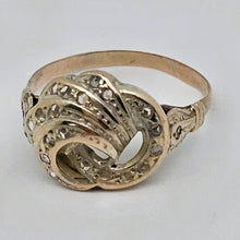 Charger l'image dans la galerie, Bague en or 14 carats sertie de 21 diamants taille rose, vers 1880–1910 Le Charme des Violettes - Brocante en ligne
