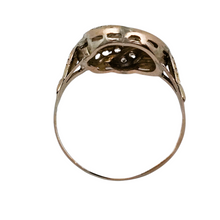 Charger l'image dans la galerie, Bague en or 14 carats sertie de 21 diamants taille rose, vers 1880–1910 Le Charme des Violettes - Brocante en ligne
