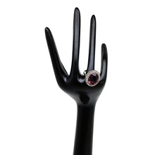 Charger l'image dans la galerie, Bague Art déco en argent, marcassites et cristal violet facetté – France, vers 1930-1950 Le Charme des Violettes - Brocante en ligne
