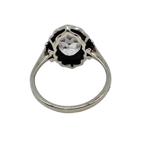 Afbeelding in Gallery-weergave laden, Bague en argent 925, quartz facetté et marcassites – inspiration Art déco, années 1970-1990 Le Charme des Violettes - Brocante en ligne
