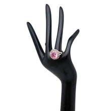 Charger l'image dans la galerie, Bague en argent 925, pierre rose facettée et marcassites – Style Art déco, fin XXè siècle Le Charme des Violettes - Brocante en ligne
