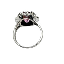 Charger l'image dans la galerie, Bague en argent 925, pierre rose facettée et marcassites – Style Art déco, fin XXè siècle Le Charme des Violettes - Brocante en ligne
