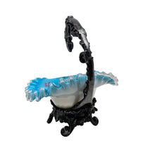 Load image into Gallery viewer, Baguier porte-montre Napoléon III en opaline turquoise émaillée et régule, vers 1870-1890 Le Charme des Violettes - Brocante en ligne
