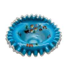 Load image into Gallery viewer, Baguier porte-montre Napoléon III en opaline turquoise émaillée et régule, vers 1870-1890 Le Charme des Violettes - Brocante en ligne
