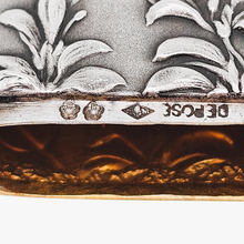 Afbeelding in Gallery-weergave laden, Boîte à allumettes Art nouveau en argent 800, intérieur en vermeil, vers 1900
