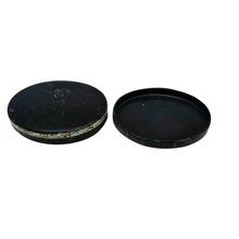 Charger l'image dans la galerie, Petite boîte ovale en papier mâché, décor aux oiseaux, époque Napoléon III, 2è moitié XIXè siècle Le Charme des Violettes - Brocante en ligne
