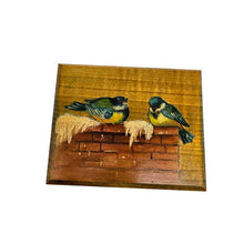 Load image into Gallery viewer, Ensemble de 4 petites boîtes en bois peintes à la main aux oiseaux, années 1970-1990 Le Charme des Violettes - Brocante en ligne
