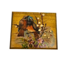 Load image into Gallery viewer, Ensemble de 4 petites boîtes en bois peintes à la main aux oiseaux, années 1970-1990 Le Charme des Violettes - Brocante en ligne
