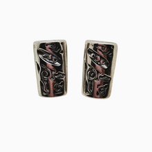 Load image into Gallery viewer, Boucles d&#39;oreilles en argent 925 design Viking scandinave, années 1970
