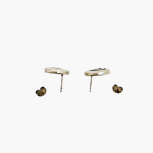 Load image into Gallery viewer, Boucles d&#39;oreilles en argent 925, design moderniste scandinave, années 1970
