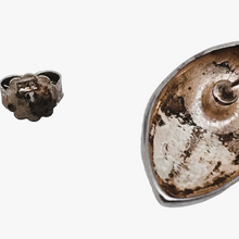 Load image into Gallery viewer, Boucles d&#39;oreilles en argent 925, design moderniste scandinave, années 1970
