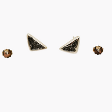 Load image into Gallery viewer, Boucles d&#39;oreilles en argent 925, design scandinave, années 1970
