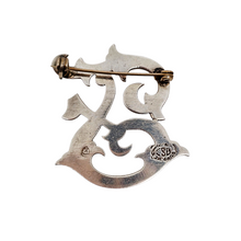 Afbeelding in Gallery-weergave laden, Broche en argent 925 monogrammée &quot;F&quot;, signée ASD, Mexique, années 1950-1970
