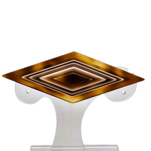 Afbeelding in Gallery-weergave laden, Léa Stein (attribuée à), Broche en losange géométrique signée Western Germany, années 1968-1972
