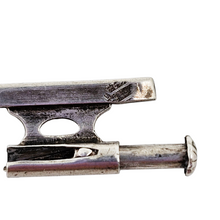 Charger l'image dans la galerie, Broche barrette Art déco en argent et améthyste, années 1915-1925 Le Charme des Violettes - Brocante en ligne
