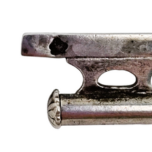 Charger l'image dans la galerie, Broche barrette Art déco en argent et améthyste, années 1915-1925 Le Charme des Violettes - Brocante en ligne
