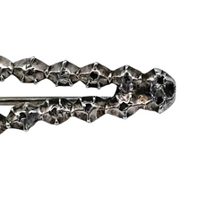 Charger l'image dans la galerie, Broche en argent et or sertie de 24 diamants taille rose, fin XVIIIᵉ / début XIXᵉ siècle Le Charme des Violettes - Brocante en ligne
