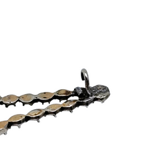 Charger l'image dans la galerie, Broche en argent et or sertie de 24 diamants taille rose, fin XVIIIᵉ / début XIXᵉ siècle Le Charme des Violettes - Brocante en ligne
