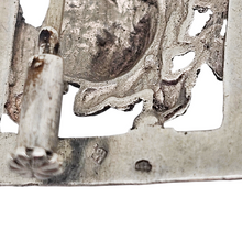 Charger l'image dans la galerie, Broche Art déco en argent massif aux roses ajourées, France, années 1920 Le Charme des Violettes - Brocante en ligne
