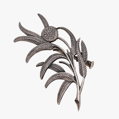 Broche florale Edelweiss en argent 900, Autriche / Allemagne, vers 1930-1950 Le Charme des Violettes - Brocante en ligne