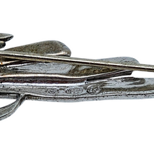 Charger l&#39;image dans la galerie, Broche Art déco signée en forme d&#39;oiseau de paradis en argent 835 et marcassites, années 1920-1930
