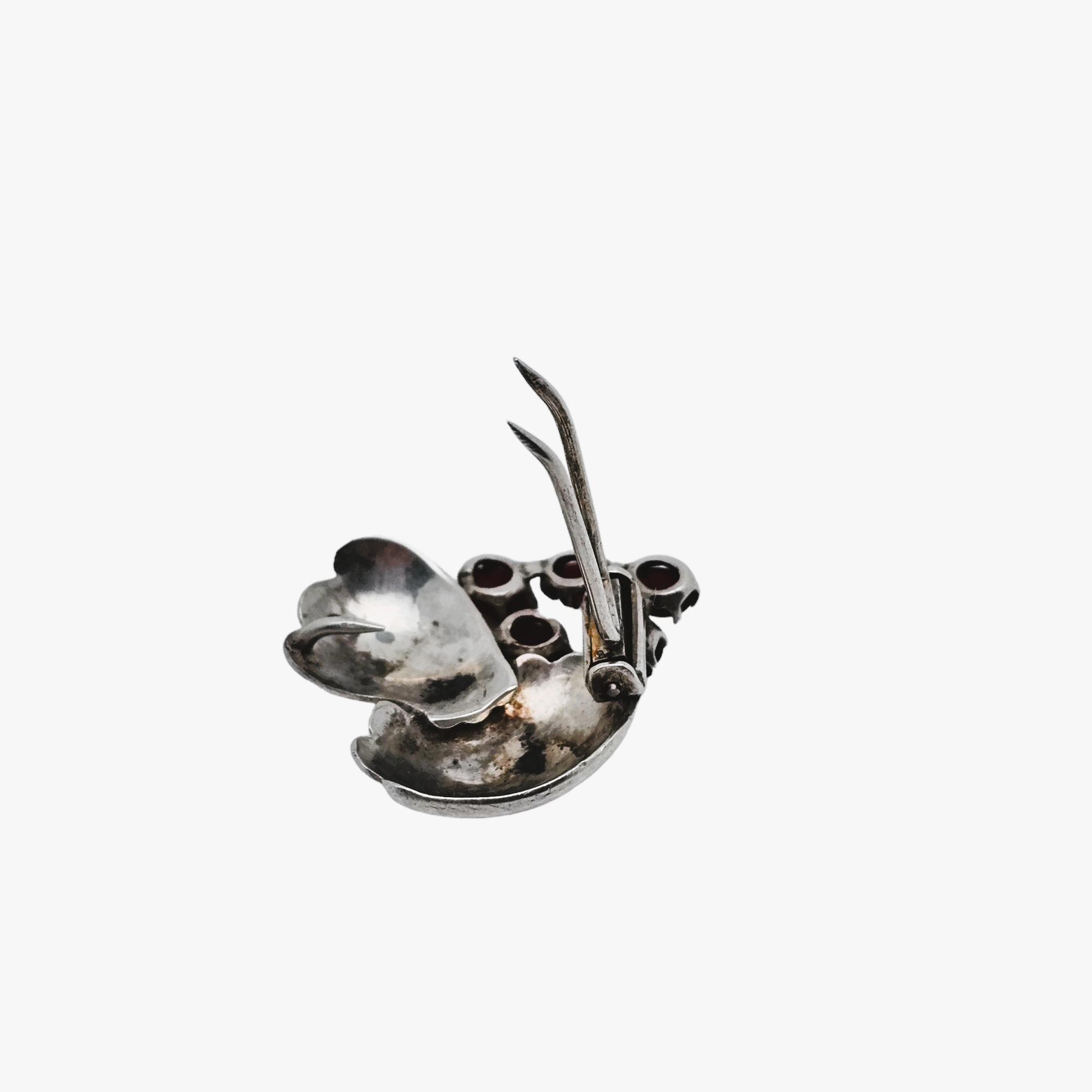 Broche Ancienne Vintage Années 1940 - Laiton Doré - Fermoir Fonctionnel - Occasion