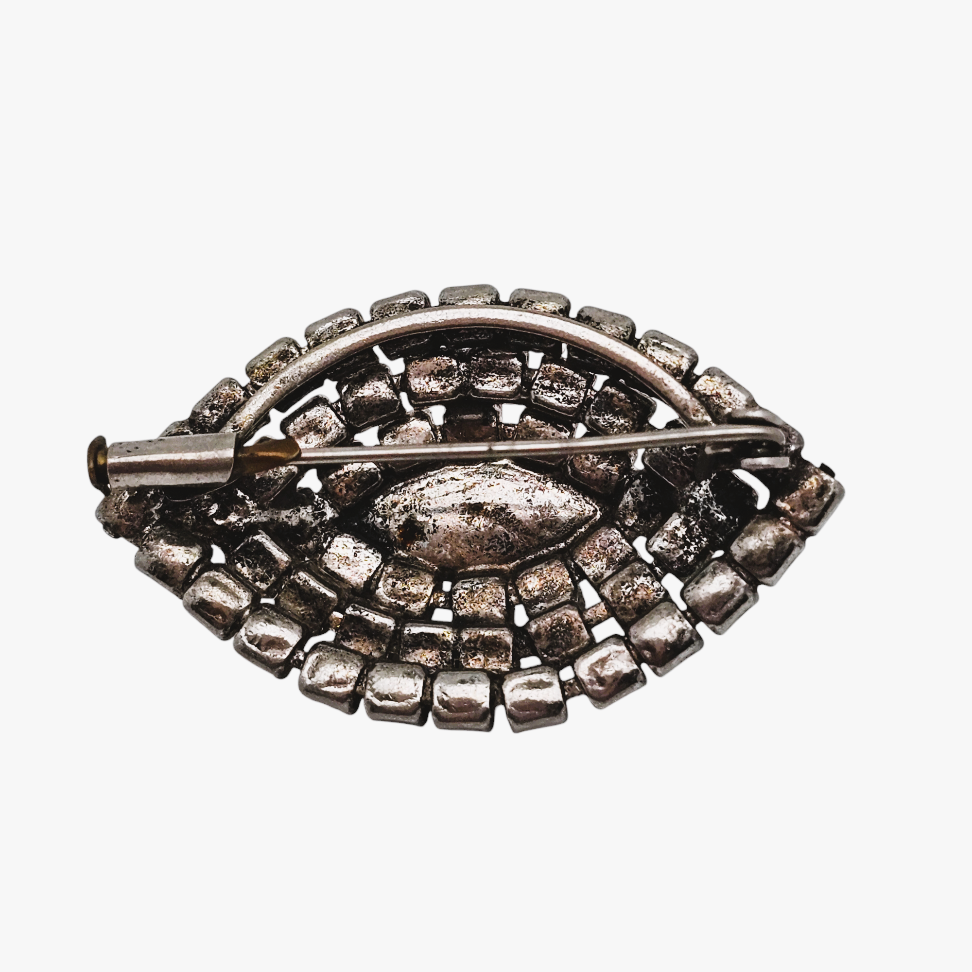 Broche Vintage Arara Colorida e Strass | Brechó de luxo Broche Vintage Arara Colorida e Strass | Brechó de luxo