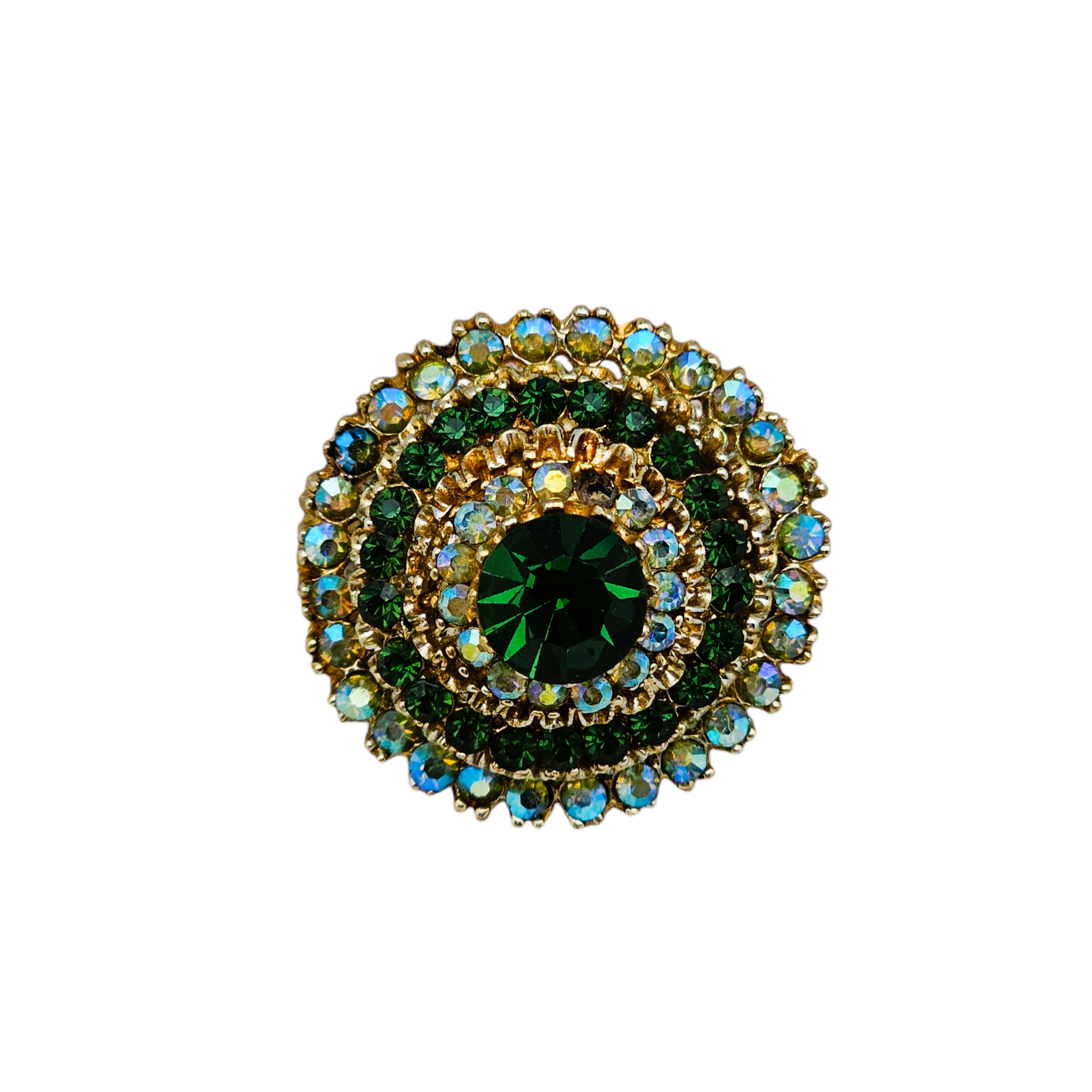 LOT DE BROCHES vintage - métal doré et couleurs, pierres et perles, médaillon. EUR 9,99 - FR