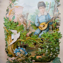 Load image into Gallery viewer, cadre Le Charme des Violettes - Brocante en ligne
