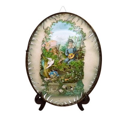 cadre Le Charme des Violettes - Brocante en ligne