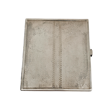 Load image into Gallery viewer, Carnet de bal ou porte-photos en argent 835 guilloché, années 1930-1940 Le Charme des Violettes - Brocante en ligne
