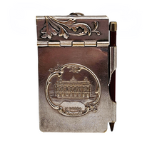 Charger l'image dans la galerie, Carnet de bal Art nouveau en métal argenté à l'effigie de l'Opéra de Paris, vers 1900 Le Charme des Violettes - Brocante en ligne
