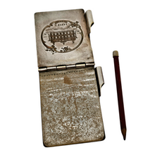 Charger l'image dans la galerie, Carnet de bal Art nouveau en métal argenté à l'effigie de l'Opéra de Paris, vers 1900 Le Charme des Violettes - Brocante en ligne
