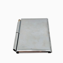 Load image into Gallery viewer, Louis Widmer, Carnet de notes vintage avec stylo bille intégré pour la sac, années 1970-1980
