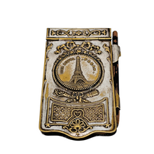 Charger l'image dans la galerie, Carnet de bal en métal argenté à l’effigie de la Tour Eiffel, fin XIXè - début XXᵉ siècle
