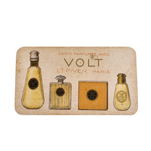 Load image into Gallery viewer, Carte parfumée pour Volt de L.T. Piver de la Maison Bloublomme à Saint-Trond , années 1925-1940 Le Charme des Violettes - Brocante en ligne
