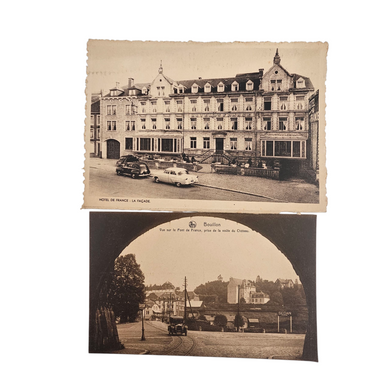 Lot de 2 cartes postales anciennes – Vallée de la Semois (Florenville,  Bouillon) Le Charme des Violettes - Brocante en ligne