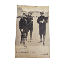Charger l&#39;image dans la galerie, Carte postale ancienne – Guerre de 1914, Nos Généraux (Joffre, de Castelnau, Pau), circa 1915-1918 Le Charme des Violettes - Brocante en ligne
