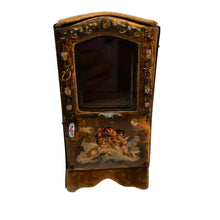 Charger l'image dans la galerie, Porte-montre chaise à porteurs miniature aux angelots, années 1880-1900 Le Charme des Violettes - Brocante en ligne
