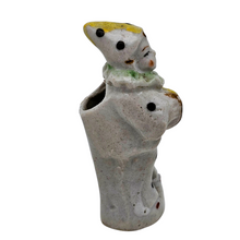 Afbeelding in Gallery-weergave laden, Clown musicien polychrome porte-cure-dents en porcelaine, vers 1920-1935 Le Charme des Violettes - Brocante en ligne
