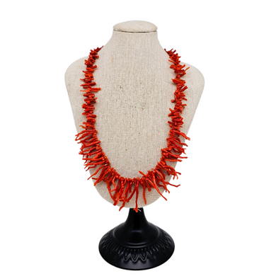 Collier vintage en corail naturel, Italie, années 1970 Le Charme des Violettes - Brocante en ligne