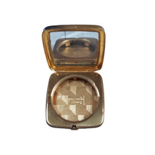 Load image into Gallery viewer, D’Orsay. Cloisonne enamel and brass bag powder compact. 1940s
