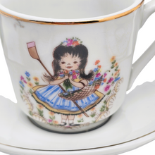 Charger l'image dans la galerie, Petite dînette vintage en porcelaine, années 1970 Le Charme des Violettes - Brocante en ligne
